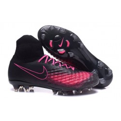 Nike Magista Obra II FG Nouveau Chaussures Foot Noir Rose