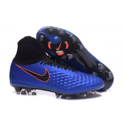 Nike Magista Obra II FG Nouveau Chaussures Foot Bleu Noir