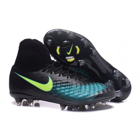 Nike Magista Obra II FG Nouveau Chaussures Foot Noir Bleu