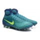 Nike Magista Obra II FG Nouveau Chaussures Foot Vert Jaune