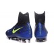 Nike Magista Obra II FG Nouveau Chaussures Foot Bleu Noir Jaune