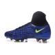 Nike Magista Obra II FG Nouveau Chaussures Foot Bleu Noir Jaune