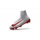 Nike Crampon Football Mercurial Superfly 5 FG Homme Blanc Rouge