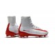 Nike Crampon Football Mercurial Superfly 5 FG Homme Blanc Rouge