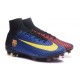 Nike Crampon Football Mercurial Superfly 5 FG Barcelona FC Bleu