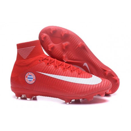 Nike Crampon Football Mercurial Superfly 5 FG FC Bayern München Rouge