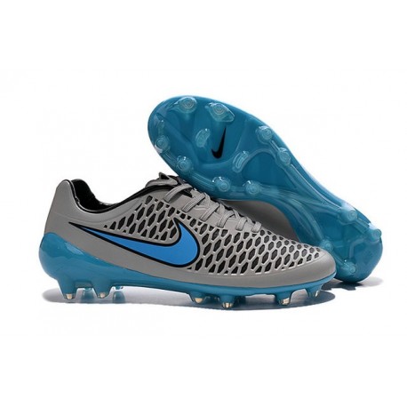 Nike Magista Opus FG Chaussure de Sport Homme Gris Bleu