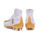 Nike Mercurial Superfly V FG Chaussure de Foot Real Madrid FC Blanc Or