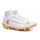 Nike Mercurial Superfly V FG Chaussure de Foot Real Madrid FC Blanc Or