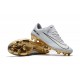 Nike Mercurial Vapor Vitórias XI CR7 FG ACC Chaussures Foot Blanc Or