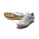 Nike Mercurial Vapor Vitórias XI CR7 FG ACC Chaussures Foot Blanc Or