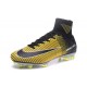 Nike Mercurial Superfly V FG Chaussure de Foot Noir Jaune