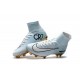 Nike Mercurial Superfly V CR7 Vitórias FG Chaussure de Foot Blanc Or