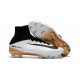 Nouveaux Crampons Football Nike Mercurial Superfly 5 FG ACC Blanc Or Noir