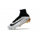 Nouveaux Crampons Football Nike Mercurial Superfly 5 FG ACC Blanc Or Noir