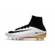 Nouveaux Crampons Football Nike Mercurial Superfly 5 FG ACC Blanc Or Noir