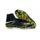 Crampon de Foot Nouvelles Nike HyperVenom Phantom II FG Noir Vert Blanc