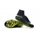 Crampon de Foot Nouvelles Nike HyperVenom Phantom II FG Noir Vert Blanc