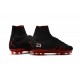 Crampon de Foot Neymar Jordan Nike HyperVenom Phantom II FG Noir Rouge