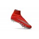 Crampon de Foot Neymar Jordan NJR Nike HyperVenom Phantom II FG Rouge Argent