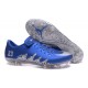 Nike Hypervenom Phinish FG Chaussures Football Neymar Jordan Bleu Argent