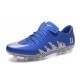 Nike Hypervenom Phinish FG Chaussures Football Neymar Jordan Bleu Argent