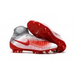 Nike Magista Obra II FG Nouveau Chaussures Foot Blanc Rouge