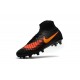 Nike Magista Obra 2 FG Homme 2017 Crampon de Football Noir Orange