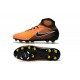 Nike Magista Obra 2 FG Homme 2017 Crampon de Football Orange Noir