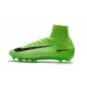 Nouveaux Crampons Football Nike Mercurial Superfly 5 FG ACC Vert Noir