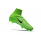 Nouveaux Crampons Football Nike Mercurial Superfly 5 FG ACC Vert Noir