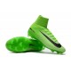 Nouveaux Crampons Football Nike Mercurial Superfly 5 FG ACC Vert Noir