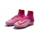 Nouveaux Crampons Football Nike Mercurial Superfly 5 FG ACC Rouge Rose