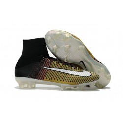 Nouveaux Crampons Football Nike Mercurial Superfly 5 FG ACC Coloré Blanc