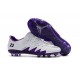 Nike Hypervenom Phinish FG Chaussures Football Blanc Violet