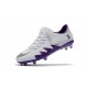 Nike Hypervenom Phinish FG Chaussures Football Blanc Violet