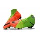 Chaussure de Foot Nike HyperVenom Phantom 3 FG Vert Orange