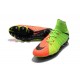 Chaussure de Foot Nike HyperVenom Phantom 3 FG Vert Orange