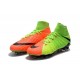 Chaussure de Foot Nike HyperVenom Phantom 3 FG Vert Orange