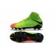 Chaussure de Foot Nike HyperVenom Phantom 3 FG Vert Orange