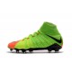 Chaussure de Foot Nike HyperVenom Phantom 3 FG Vert Orange