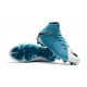 Chaussure de Foot Nike HyperVenom Phantom 3 FG Bleu Blanc