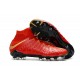 Chaussure de Foot Nike HyperVenom Phantom 3 FG Rouge Or