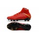 Chaussure de Foot Nike HyperVenom Phantom 3 FG Rouge Or