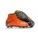 Chaussure de Foot Nike HyperVenom Phantom 3 DF FG Orange Bleu