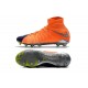 Chaussure de Foot Nike HyperVenom Phantom 3 DF FG Orange Bleu