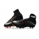 Chaussure de Foot Nike HyperVenom Phantom 3 FG Noir Argent