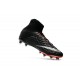 Chaussure de Foot Nike HyperVenom Phantom 3 FG Noir Argent