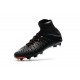 Chaussure de Foot Nike HyperVenom Phantom 3 FG Noir Argent