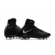 Chaussure de Foot Nike HyperVenom Phantom 3 FG Noir Argent